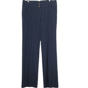 Arden B. Striped Straight Leg Trouser Pants